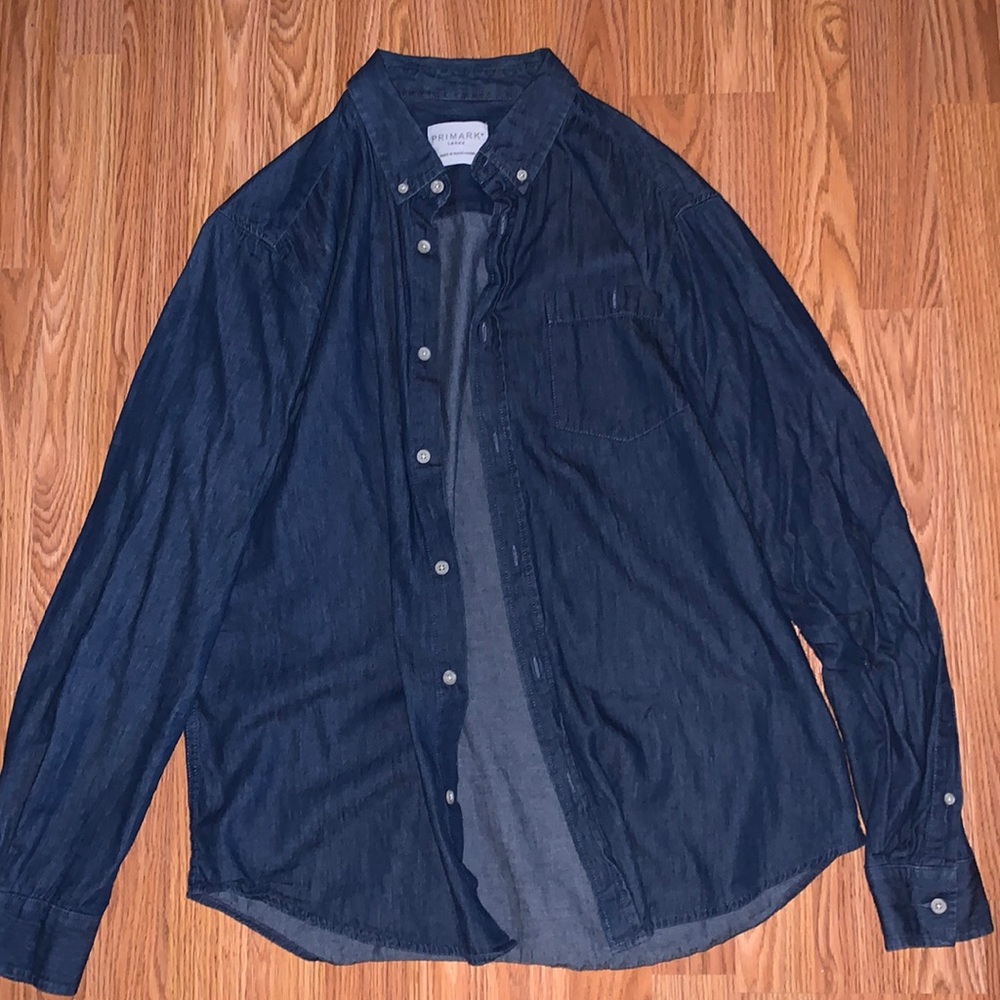 Denim flannel
